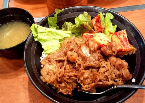 まるしま 本店@本町の焼肉丼