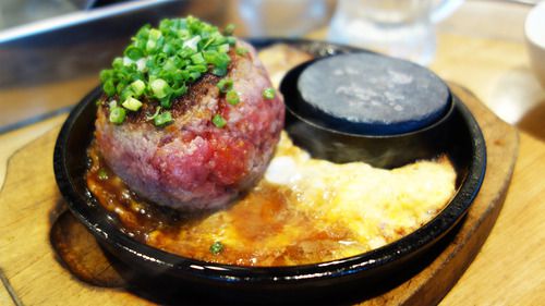 【福岡】元祖石焼レアハンバーグを西新で♪＠焼肉 極味や 西新駅前店